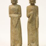 Large Pair Stone Lohans. Sold For $7,150