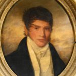 Louis Antoine Collas, 1776-1856, Active In New Orleans C.1822-1829, Oval Portrait Of A Young Man In White Tie, 1820’s. Sold For $10,312.