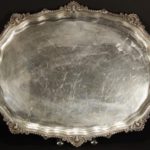Massive Birks & Son Sterling Tray, 130 Troy Ounces, Sold For $2,375