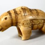 Native American Carved Ivory Bear Figure, Northwest Coast, Late 19th Or Early 20th C. Sold For $2,251.