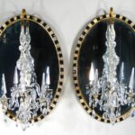 Pair Of George III Girandole Mirrors, Irish, C. 1790 And Later. Sold For $40,800.