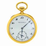 Patek Philippe 18k Pocket Watch. Sold For $5,625.