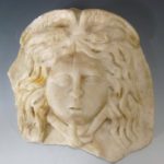 Roman Marble Antefix In The Form Of The Winged Head Of Medusa , C. 1st – 2nd C. AD. Sold For $3,013.