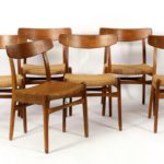 Set Of 8 Hans Wegner For Hansen Dining Chairs. Sold For $3,500