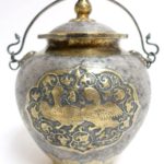 Silver And Gold Water Pot, Xiangtong Tang Dyn Mark. Sold For 6,825