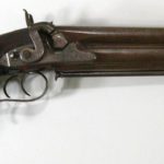 Simeon North Double Barrel Percussion Pistol, Middletown, CT. Sold For $6,875.