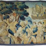 Tapestry Panel Fragment, 17th C. Sold For $4,750.