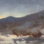 Thomas Nast, American, 1840-1902, Santa Claus’s Northstar’s Evening Sleigh Ride. Sold For $10,625