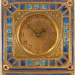 Tiffany & Co. Bronze & Enameled Bronze Chelsea Clock, Early 20th C. Sold For $4,501.