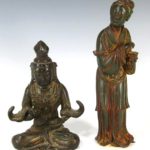 Two Asian Bronzes, 20th C. Or Earlier. Sold For $26,400.