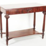 William IV Style Carved Mahogany Pier Table. Sold For $9,100