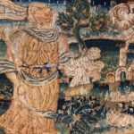 Wool Needlework Tapestry, Flemish, 17th C. Sold For $1,687.