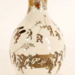Yabu Meizan Anthropomorphic Frogs Meiji Vase 19th. Sold For $37,500
