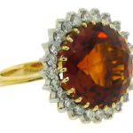 H. Stern 10.5 Carat Citrine & Diamond Ring