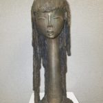 IMGBronze Head Of A Girl Is By Angel Botello, Puerto Rican, 10,000-15,000.3