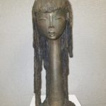 IMGBronze Head Of A Girl Is By Angel Botello, Puerto Rican, 10,000-15,000.3