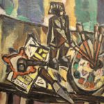 Isaac Pailes, French Ukrnian, 1895-1978, Abstract Still Life