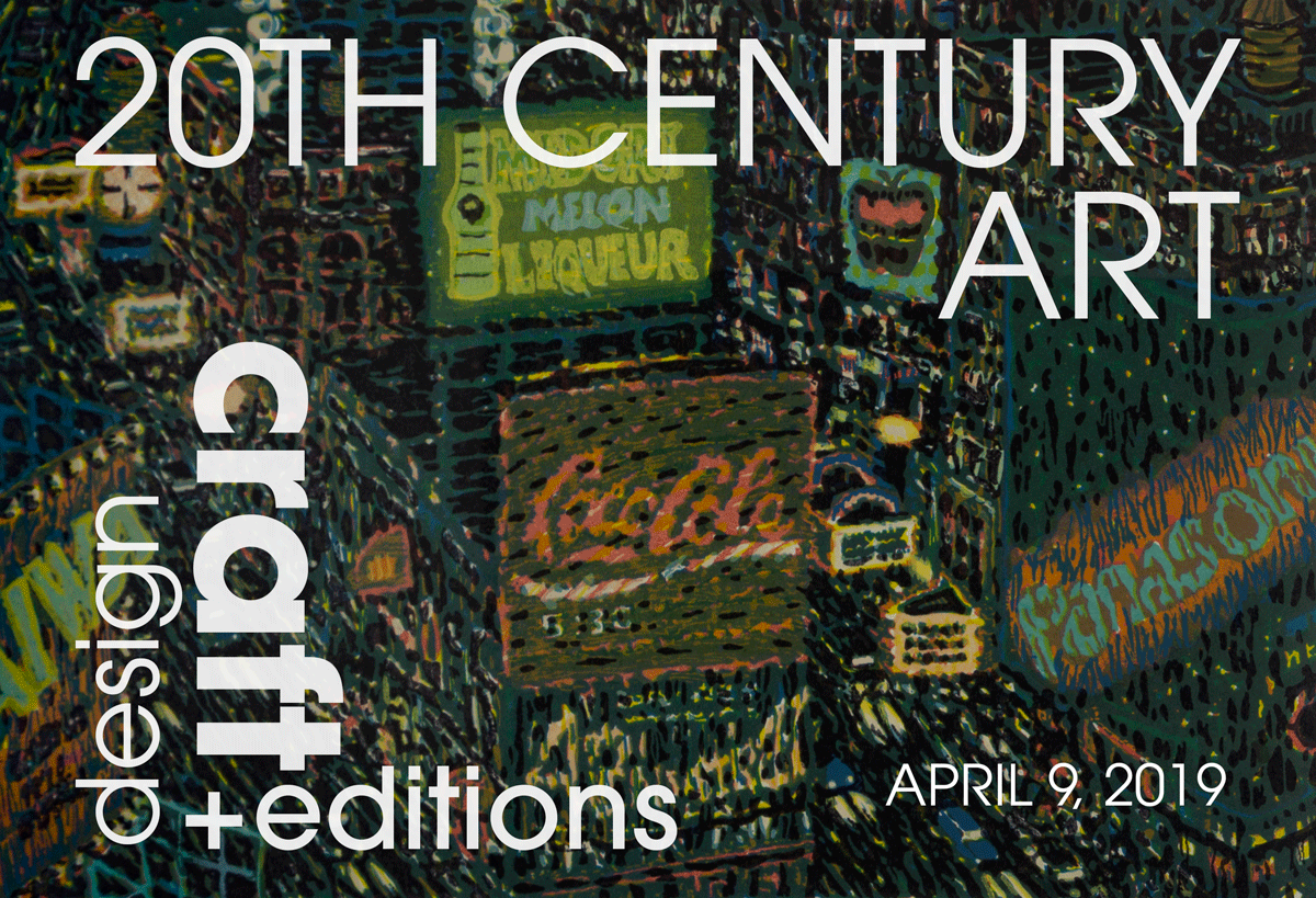 April 9, 2019 – Ended.  20th Century Art: Design, Craft + Editions @ Capsule NYC