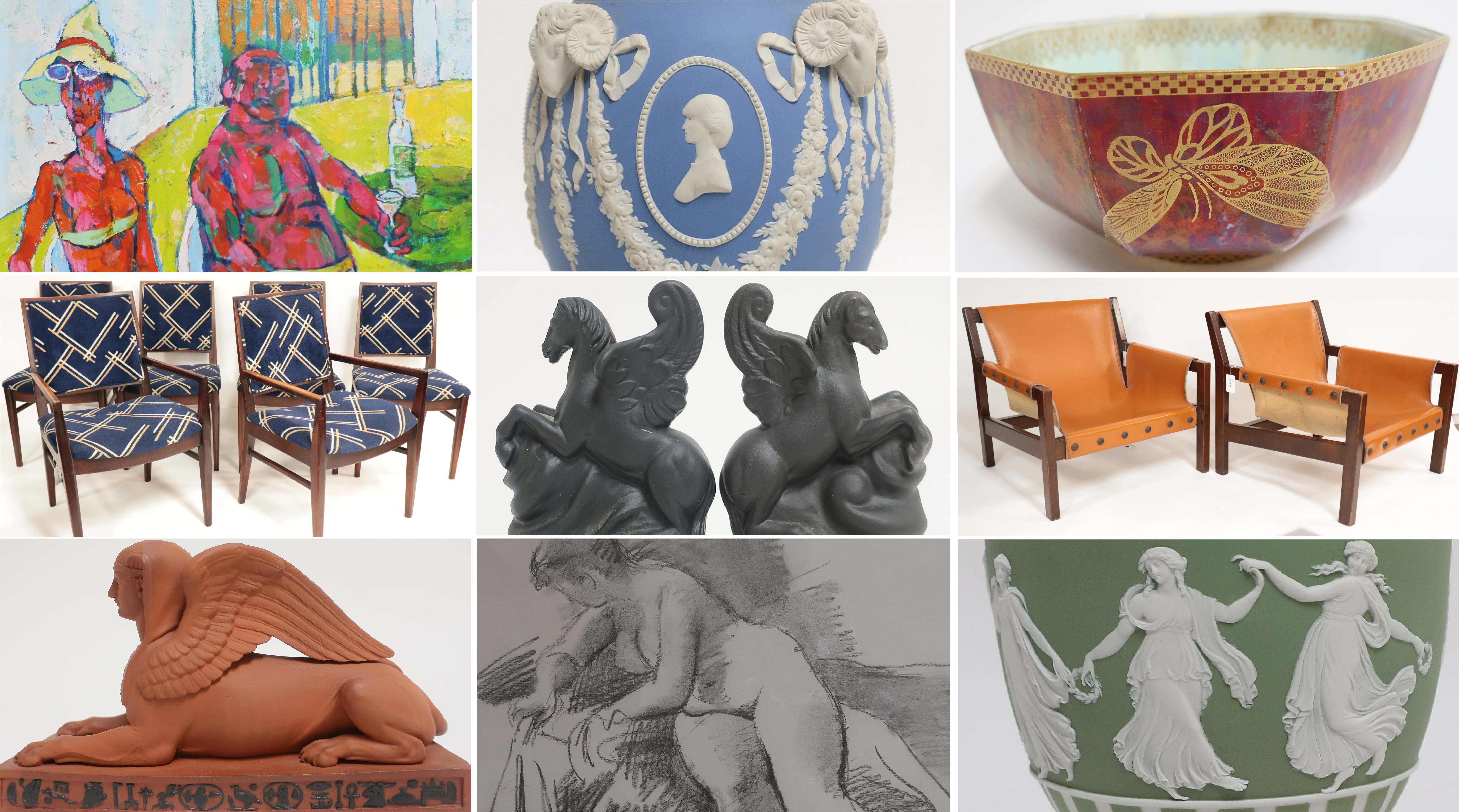 Ended. Spring Auction | 20th C. Design, Antiques & A Major Wedgwood Collection