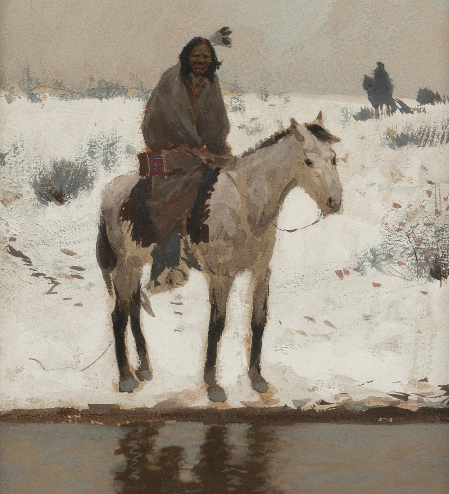 22.Henry_Farny_Untitled_Native_American_on_horseback_REF-2020_3546_1-2