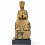 Taoist Wood Figure