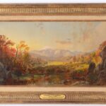 1. Lot 19. Jasper F. Cropsey – White Mountains OC. Sold 201,500. Feb2025